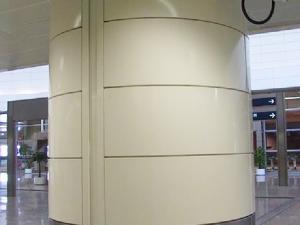 大弧面鋁單板包柱