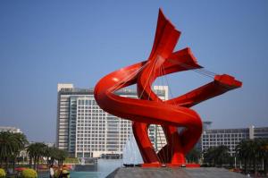 城市雕塑雙曲鋁單板